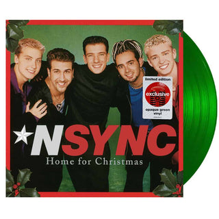 NSYNC Home For Christmas Xmas Vinyl, Cover Dent (Target, Green, 12', 2LP)