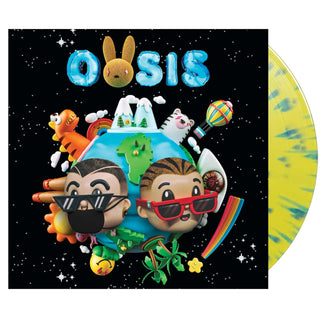 J BALVIN, BAD BUNNY Oasis Vinyl (Target, Yellow Blue Splatter, 12', 1LP)