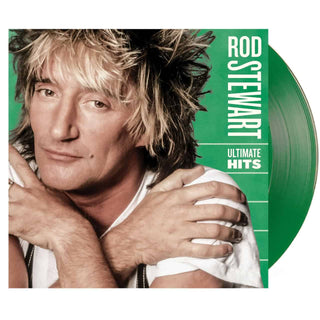 ROD STEWART Ultimate Hits Vinyl, Cover Dent (Green, 2LP)