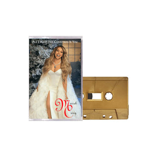 MARIAH CAREY All I Want For Christmas Is You Cassette (AMZ, Gold, Slipcase)