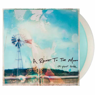 On Your Side (15th Anniversary) Vinyl, Cover Dent (White Blue, 2LP)  by A ROCKET TO THE MOON