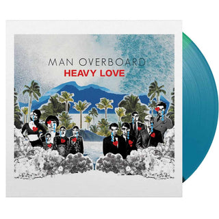 MAN OVERBOARD Heavy Love Tri-Color   Vinyl (Black Blue Green)