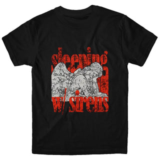 SLEEPING WITH SIRENS Crying Angel Tshirt (HT, Black)