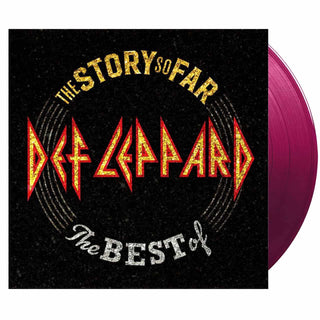 DEF LEPPARD The Best of Def Leppard Vinyl (EXC, Magenta, 12', 2LP)