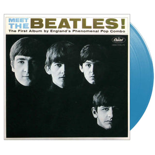 THE BEATLES Meet the Beatles! Vinyl, Cover Dent (Target, Blue, 1LP) US
