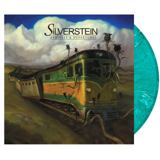 SILVERSTEIN Arrivals And Departures 15th Anniversary Vinyl, Cover Dent (Green Marble, 12', 2LP)