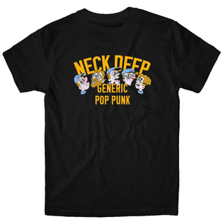 NECK DEEP Generic Band Member Tshirt (Black)