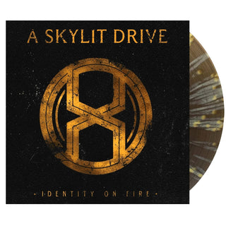 A SKYLIT DRIVE Identity on Fire Vinyl, Cover Dent (Black Ice Gold Splatter, 12', 1LP)