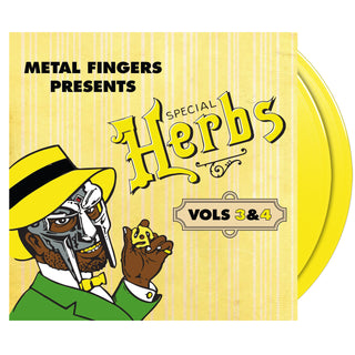 MF DOOM Special Herbs Vol. 3 & 4 Vinyl (Lemon, 2LP)