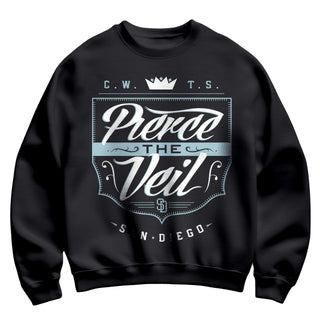 PIERCE THE VEIL Shield Crewneck Sweater (Black)