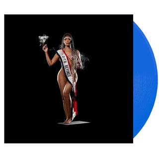 Cowboy Carter Cowboy Hat Vinyl, Cover Dent (Blue, 2LP)  by BEYONCE