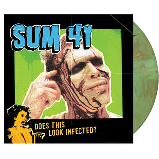 SUM 41 Does This Look Infected Blue Swirl   Vinyl (Blue)