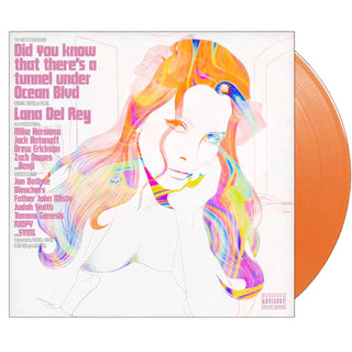 LANA DEL REY Did You Know That There's a Tunnel Under Ocean Blvd (Festival Edition) Vinyl (EXC, Orange, 2LP)