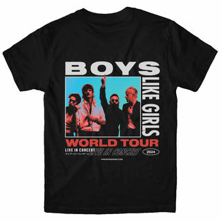 BOYS LIKE GIRLS Tour Tshirt (Black)