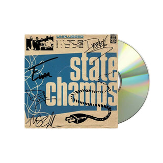 STATE CHAMPS Unplugged CD, Signed Card (Jewel Case)