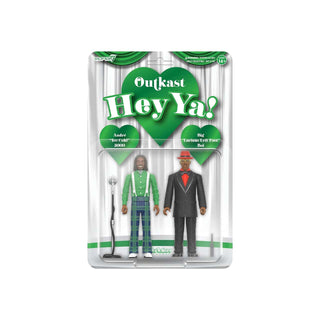 OUTKAST Outkast Big Boi and André 3000 (Hey Ya!) Reaction Figure Super7 Toy