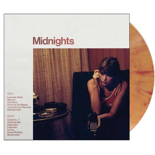 TAYLOR SWIFT Midnights: Blood Moon Edition Vinyl (Orange, 12', 2LP)US