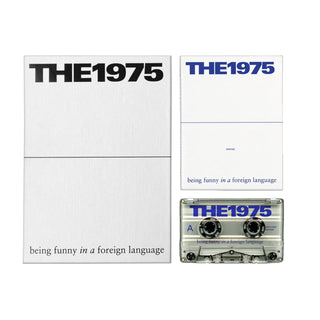 THE 1975 Being Funny In A Foreign Language Limited Edition box Cassette (Clear, Slipcase)
