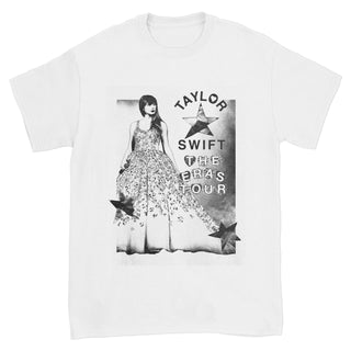 TAYLOR SWIFT The Eras Tour Photo Oversized Tshirt (White)