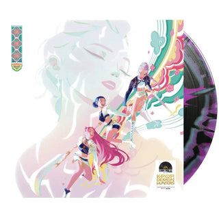 OST KPop Demon Hunters Huntr/x Vinyl (RSD, Black Pink And Cyan Swirl, 12', 1LP)