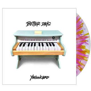 YELLOWCARD Better Days Vinyl (Indie, Yellow Pink Splatter, 12', 1LP)