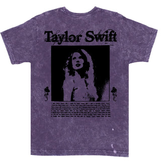 TAYLOR SWIFT Speak Now (Taylor's Version) Tracklist Tshirt (Purple Tie Dye)