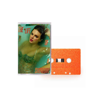TAYLOR SWIFT The Life of a Showgirl Cassette (Glitter Orange, Jewel Case)
