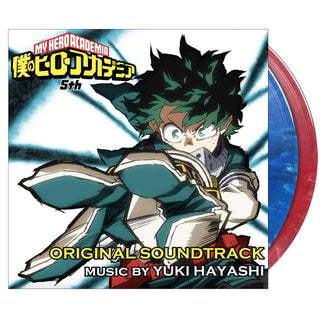 OST My Hero Academia: Season 5 - Original Soundtrack Vinyl (Blue Red Marble, 12', 2LP)