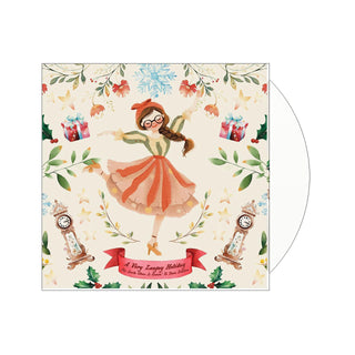 LAUFEY A Very Laufey Holiday: The Santa Claus Is Comin' To Town Edition Vinyl (Snow Globe Glitter, 7inch)