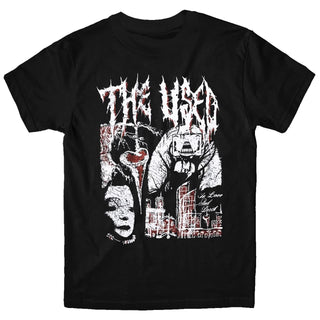 THE USED Album Covers Collage Tshirt (HT, Black)