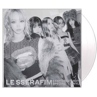 LE SSERAFIM Easy-Crazy-Hot' Vinyl (Indie, Silver White, 1LP)
