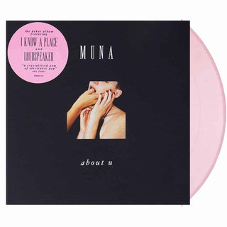 MUNA About U Vinyl, Cover Dent (Pink, 12', 2LP)