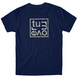 TURNOVER Box Logo Tshirt (Navy)