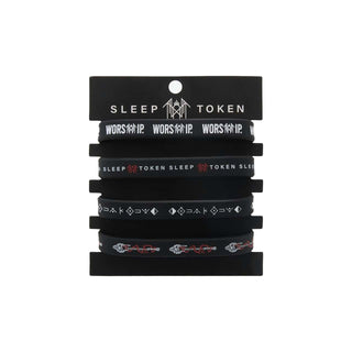 SLEEP TOKEN Rubber Bracelet Set Accessory