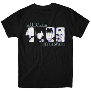 BILLIE EILISH Photo Panels Tshirt (HT, Black)