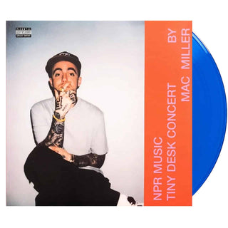 MAC MILLER NPR Music Tiny Desk Concert Vinyl, Cover Dent (Translucent Blue, 1LP)