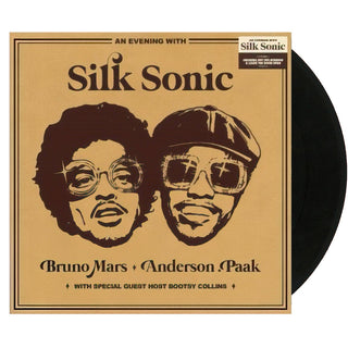 An Evening with Silk Sonic Standard Vinyl, Cover Dent (Black, 1LP) US by SILK SONIC