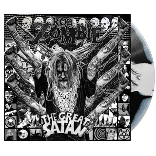 ROB ZOMBIE The Great Satan Vinyl (Black White Swirl, 12', 1LP)