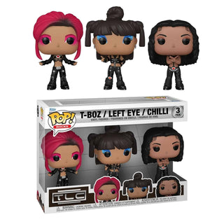 TLC T-Boz, Left Eye, Chilli 3-Pack Funko Pop! Rockz Toy