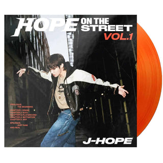 J-HOPE, BTS Hope On The Street Vol.1 Vinyl (Orange, 12', 1LP)