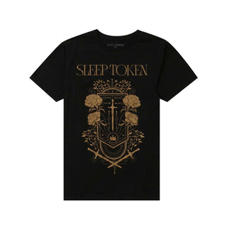 SLEEP TOKEN Even In Arcadia Damocles Crest Tshirt (Black)