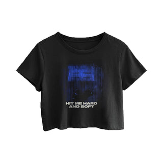 BILLIE EILISH Hit Me Hard And Soft Crop Top Tshirt (RO, Black)