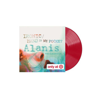 ALANIS MORISSETTE Ironic/Hand In My Pocket Vinyl (Target, Red, 4')