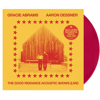 GRACIE ABRAMS The Good Riddance Acoustic Shows Vinyl, Cover Dent (Magenta, 12', 1LP)