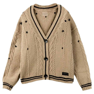 TAYLOR SWIFT Fearless (Taylor's Version) Cardigan Sweater (Brown)