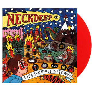 NECK DEEP Life's Not Out To Get You Vinyl, Cover Dent (Red, 1LP)