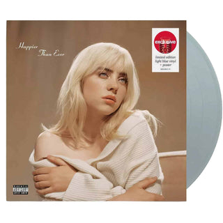 BILLIE EILISH Happier Than Ever (With Poster) Vinyl (Target, Light Blue)