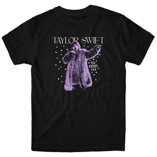 TAYLOR SWIFT The Eras Tour Live Photo Stars Tshirt (Black)