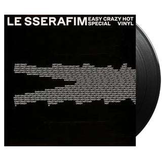 LE SSERAFIM Easy-Crazy-Hot Vinyl (Carbon Black, 1LP)