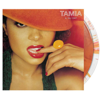 TAMIA A Nu Day Vinyl (STK, Orange Red Swirl And Splatter, 12', 2LP)